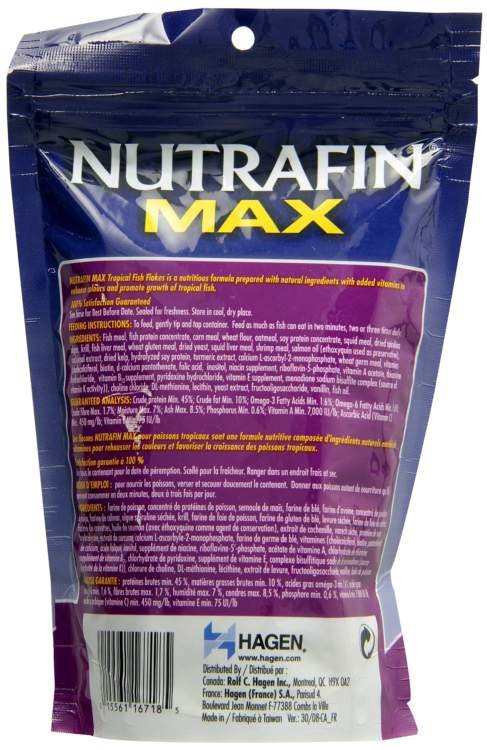 Nutrafin Max Tropical escamas 180gr Nutrafin Max Tropical escamas 180gr