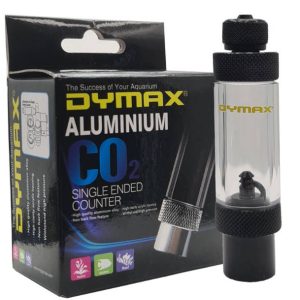 Dymax Co2 contador burbujas terminal simple aluminio