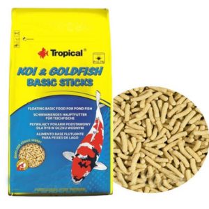 Tropical Koi y Goldfish Basic sticks 20l
