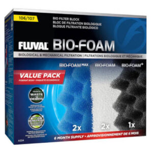 Fluval 107 Bio Foam esponjas pack