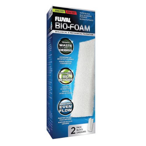 Fluval Biofam esponjas filtros 207 y 307